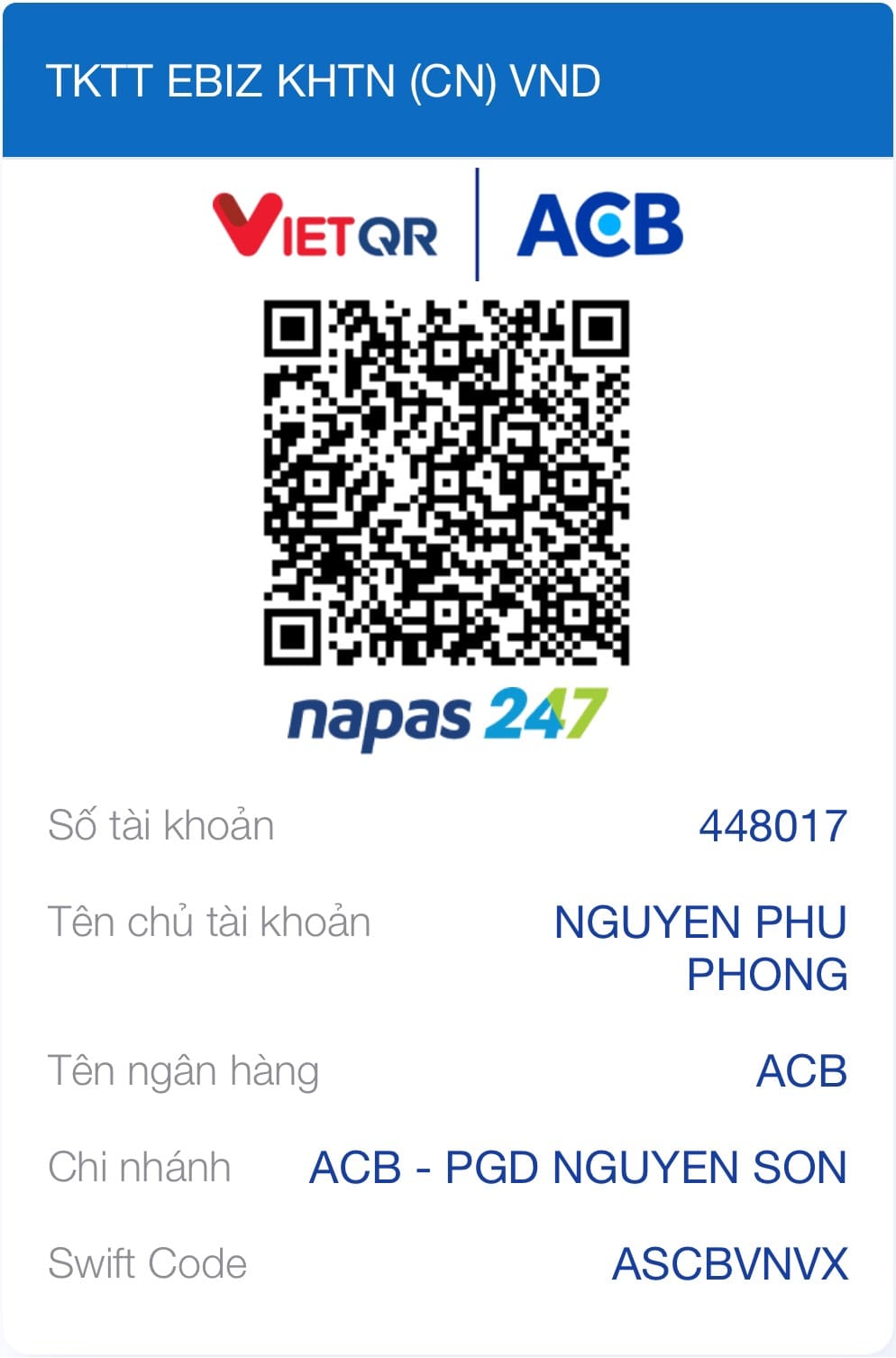 QR ACB