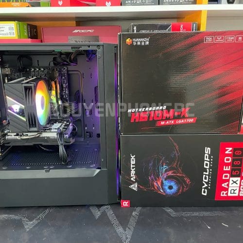 PC I3 12100F RX580 8GB CASE XIGMATEK MYX 1