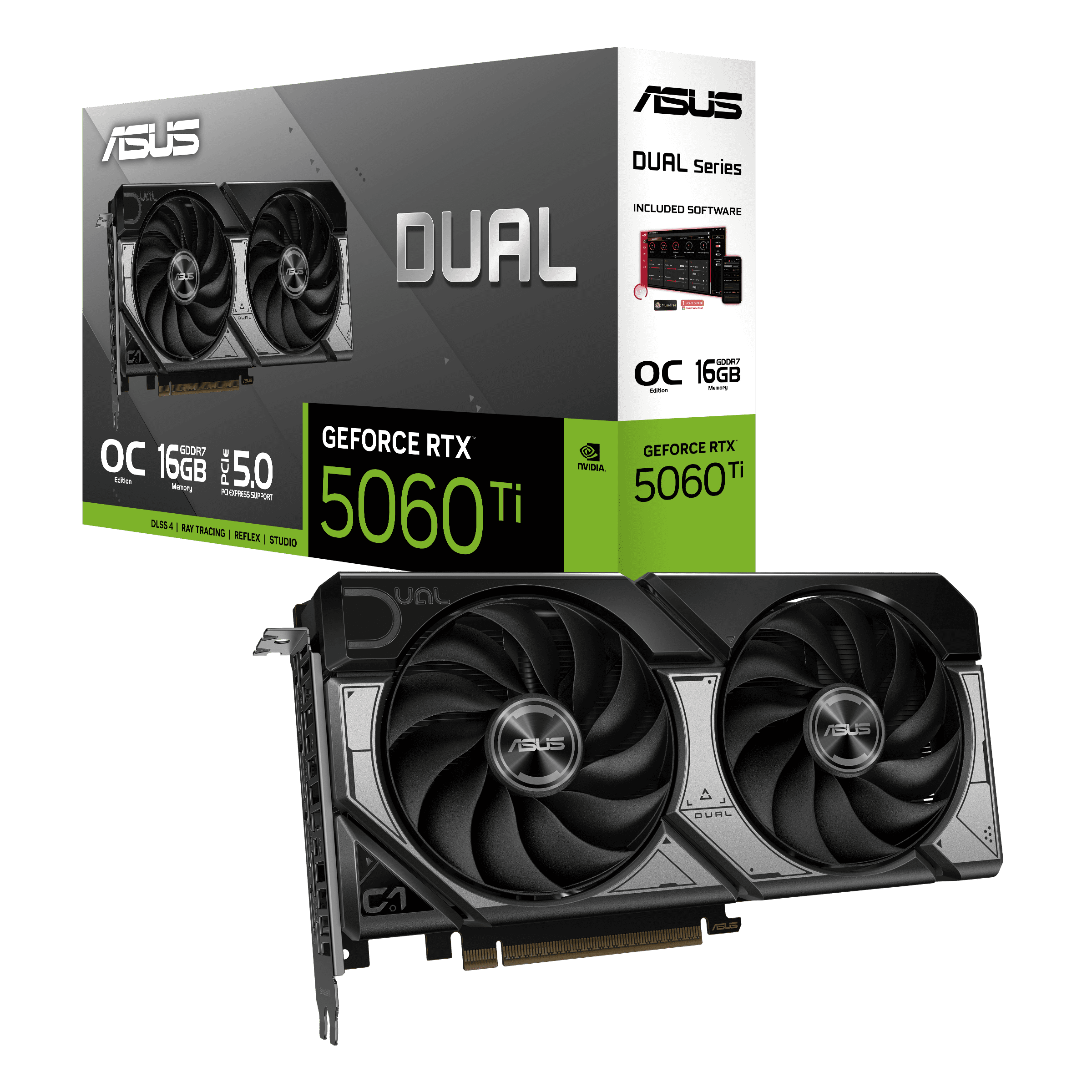 VGA ASUS Dual RTX 5060 Ti 16GB GDDR7 OC (DUAL-RTX5060TI-O16G) 7